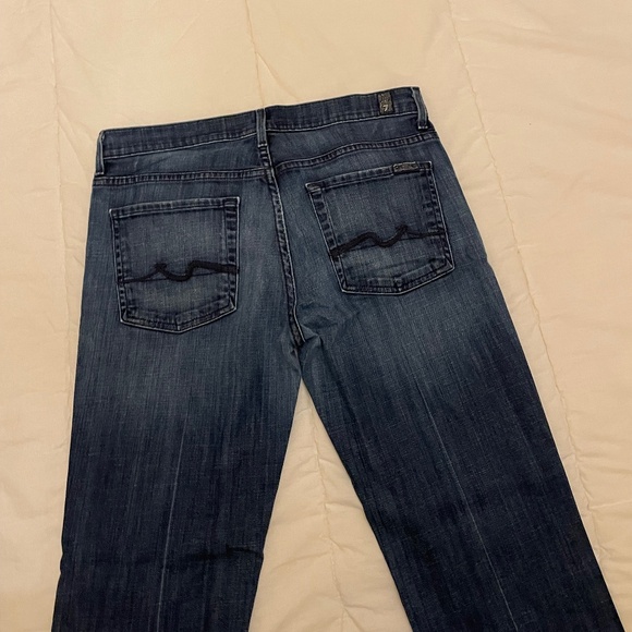7 For All Mankind "High Waist Bootcut" (mid rise) Size 31 Great Condition! - Picture 10 of 10